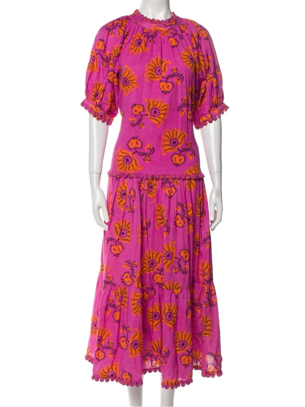 NWT RHODE Aderyn dress in Mulberry Toulon